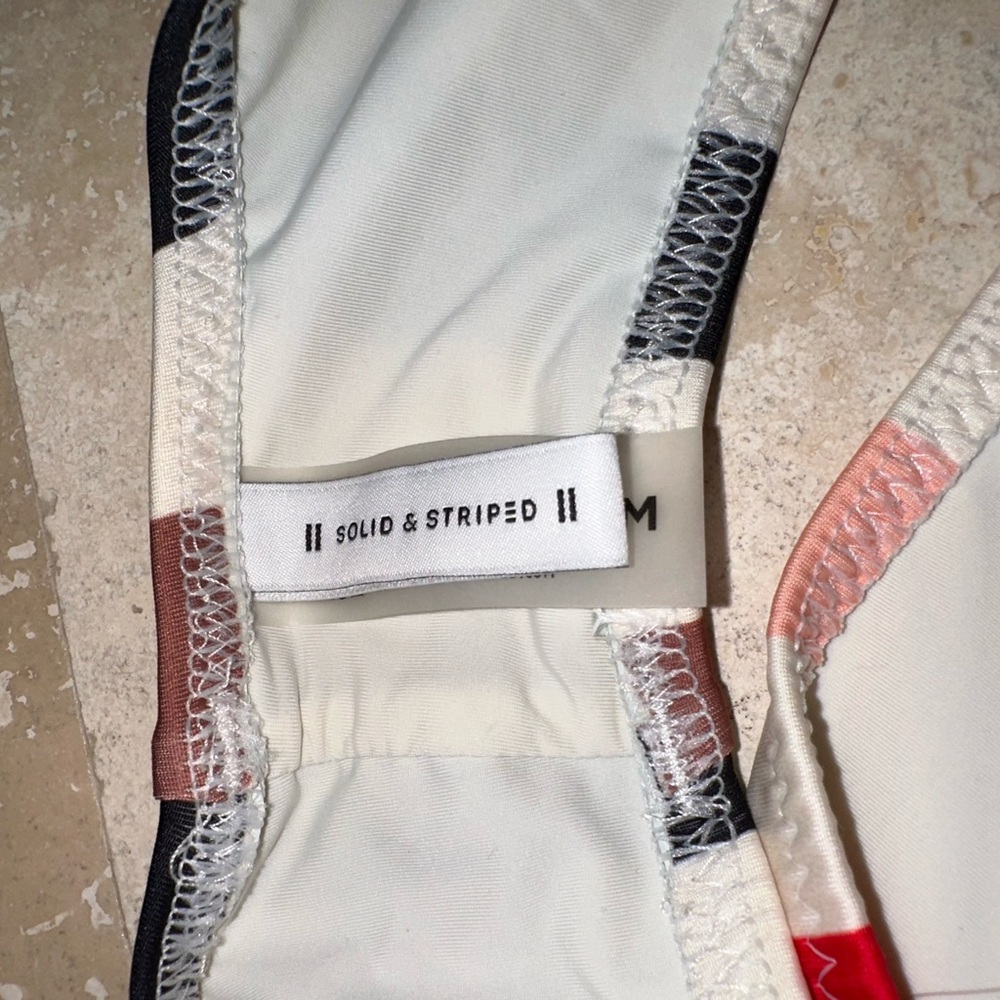 Solid & Striped Multicolor Bikini Set - image 4